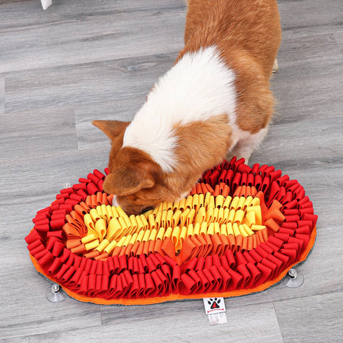 Fire & Ice™ Anti-Bite (Fire) Snuffle Mat | Challenge Level 2