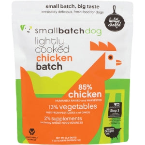 SMALL BATCH DOG FROZEN LIGHTLY COOKED CHICKEN 2LBS -SFW