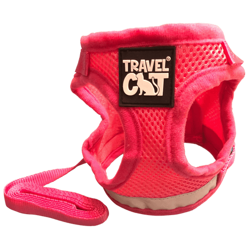 The Purrfectly Pink Iridescent Harness & Leash Set