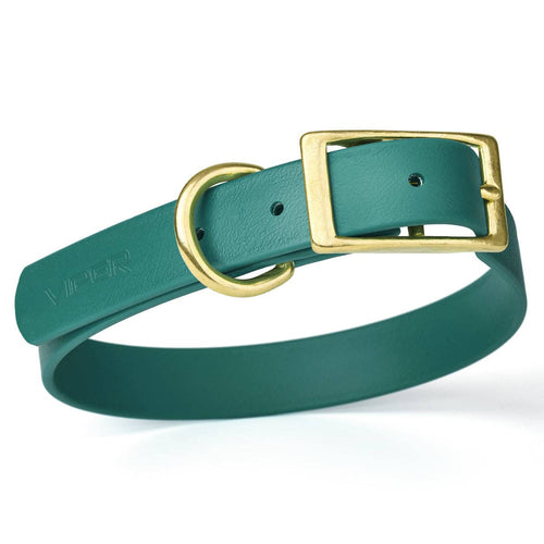 Viper Biothane Waterproof Collar - Brass Hardware