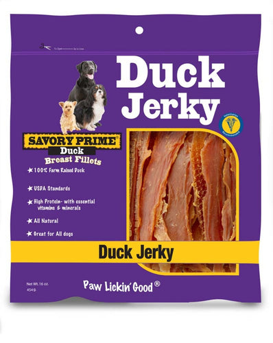 Savory Prime Natural Duck Jerky Dog Treat 1ea/8 oz