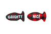 Christmas Naughty & Nice Cat Toys, Set of 2