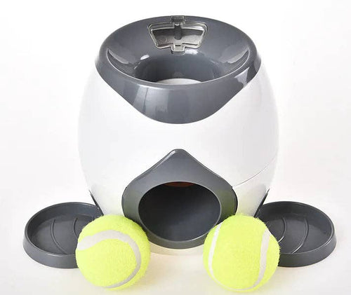 Smart Pet Feeder with Auto Tennis Ball Launcher