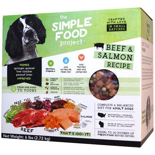 THE SIMPLE FOOD PROJECT BEEF & SALMON RECIPE 6LB - SFW