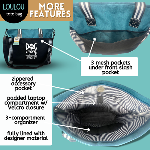 Dog Mom Tote Bag Collection