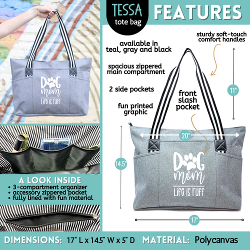 Dog Mom Tote Bag Collection