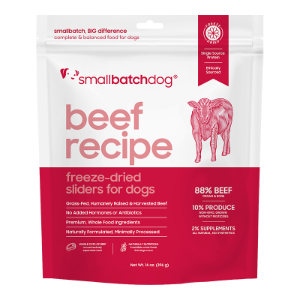 SMALL BATCH DOG FREEZE-DRIED BEEF SLIDERS - SFW