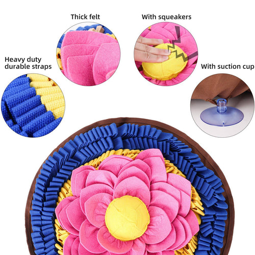 Divine Lotus™ Anti-Bite Snuffle Mat | Challenge Level 3