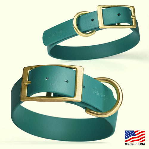 Viper Biothane Waterproof Collar - Brass Hardware