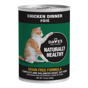 DAVE'S PET FOOD CAT NATURALLY HEALTHY CHICKEN 12.5OZ *SPECIAL ORDER*