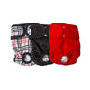Dog Diapers (3-Pack) + Extendrs®, Washable Dog Diapers