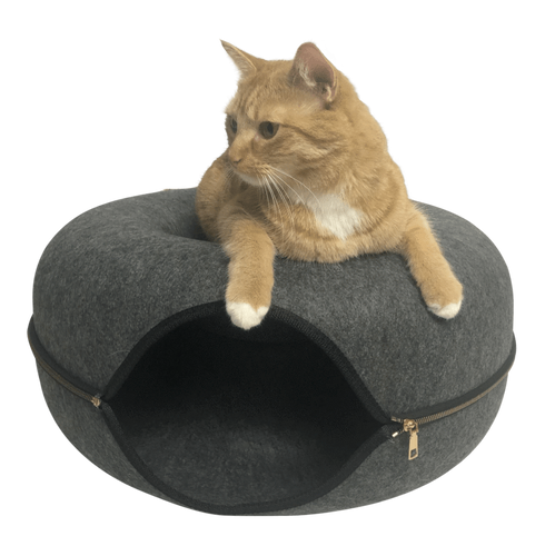 Donut! Cat Hideaway Cave & Bed - Cozy Chic Pet Bed