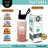 Stainless Steel Insulated Dog Mom and Enthusiast Tumblers