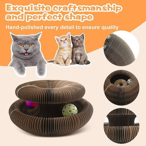 Perfect gift Magic Organ Cat Claw Board Foldable Cat Scratch