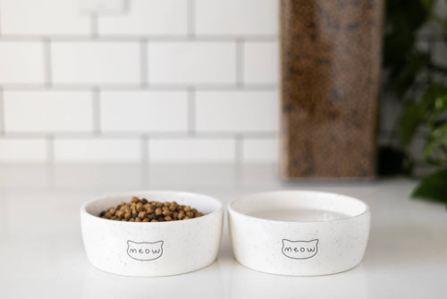 Speckled Cat Bowl, Small