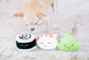Sushi Bento Pet Toys, Set of 3