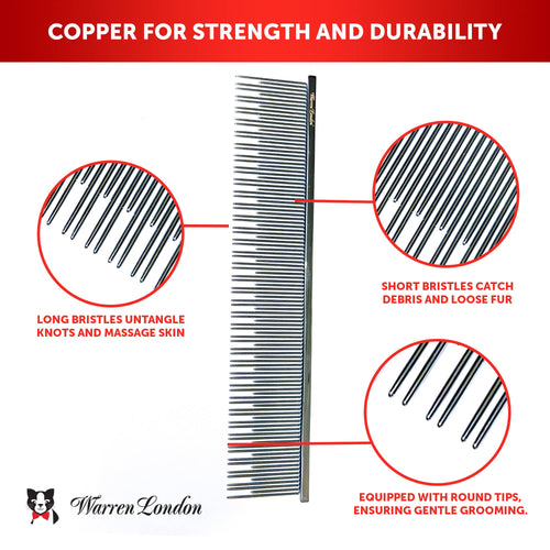 Carding Comb for Cats 7.5 - Gentle and Effective Grooming