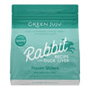 GREEN JUJU DOG & CAT FROZEN RAW GRAIN FREE LIMITED INGREDIENT DIET RABBIT SLIDERS 3LBS *Special Order*