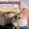 SleekEZ® Cat Brush for Shedding and Grooming (2.5 inch)