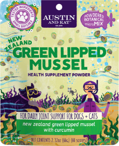 AUSTIN & KAT DOG AUSTIN'S GREEN LIPPED MUSSEL GLM MOBILITY TOPPER 66G - SFW