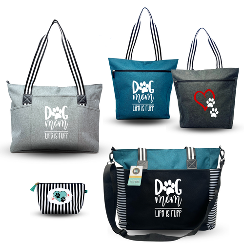 Dog Mom Tote Bag Collection