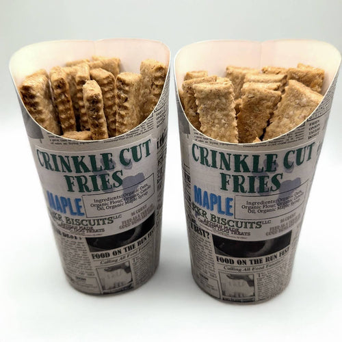 Crinkle Cut Fries Organic Dog Cookies