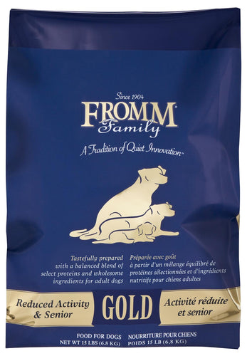 Fromm Reduced Activity & Senior Gold Dog Food