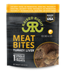Raised Right Meat Bites Turkey Liver Single Ingredient Treats