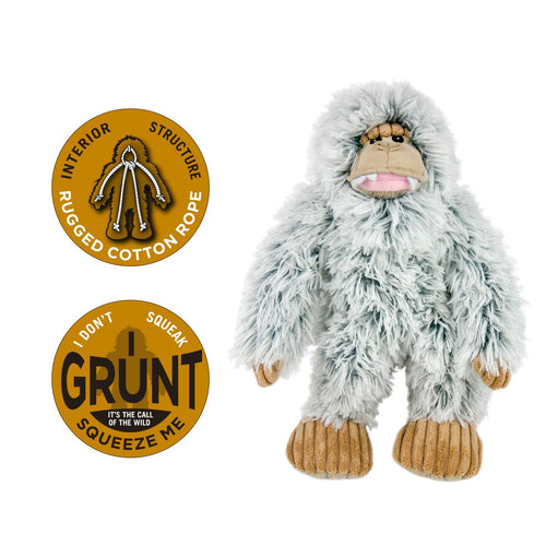 Tall Tails Yeti With Squeaker Dog Toy