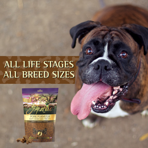Zignature Pork Soft Moist Treats for Dogs