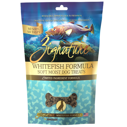 Zignature Whitefish Soft Moist Treats for Dogs