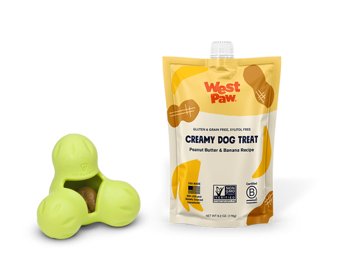 West Paw Peanut Butter and Banana Creamy Dog Treat