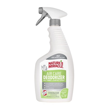 Nature's Miracle Air Care, Fabric and Surface Spray Aloe Rain Scent Pet Odor Eliminator Deodorizer