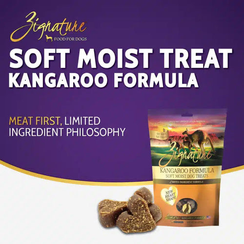 Zignature Kangaroo Soft Moist Treats for Dogs