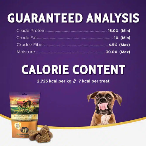 Zignature Kangaroo Soft Moist Treats for Dogs