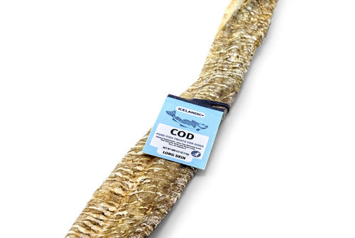 Icelandic+ Cod Long Skin Sticks Fish Dog Treats