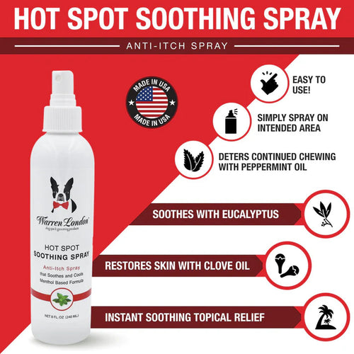 Warren London Hot Spot Soothing Spray - Anti Itch Spray That Soothes And Cools