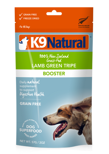 K9 Natural Freeze Dry Lamb Green Tripe Topper