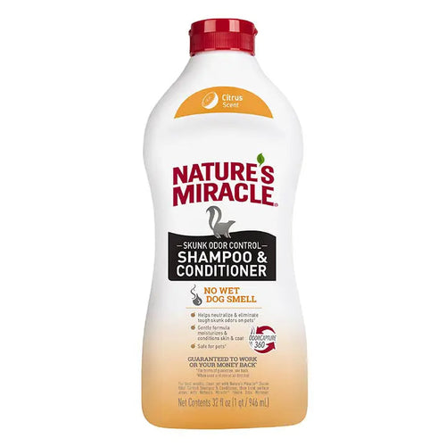 Nature's Miracle Skunk Odor Control Shampoo and Conditioner - Citrus