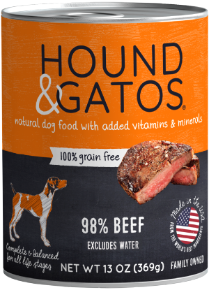 Hound & Gatos Beef Wet Dog Food