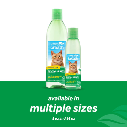 TropiClean Fresh Breath Dental Health Solution for Cats
