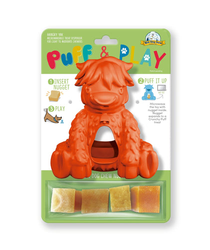 Yeti Dog Chews Yeti Yak Puff and Play Dog Toy