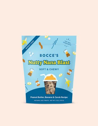 Bocce's Bakery Nutty Nana Blast Shake Soft & Chewy Dog Treats
