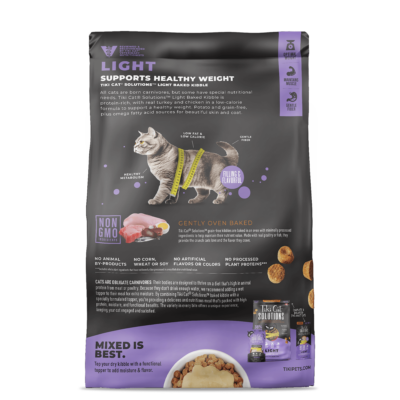 Tiki Cat® Solutions™ Light Baked Kibble: Turkey Recipe Dry Cat Food