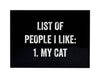 List of People I like Magnet